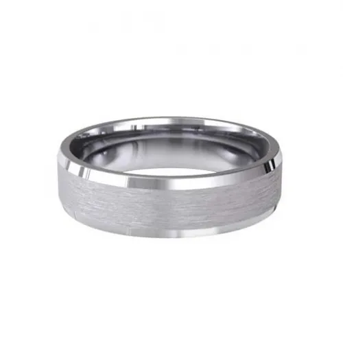 Patterned Designer White Gold Wedding Ring - Soleil